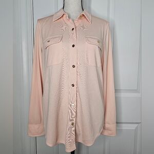 Ralph Lauren Pale Peach Button-Down Shirt